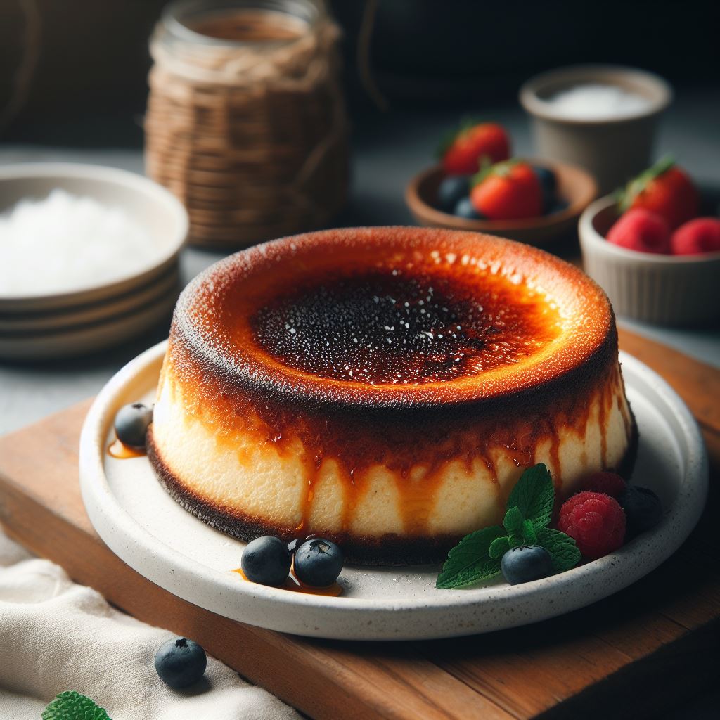 บาสก์ชีสเค้ก(Basque Burnt Cheesecake)